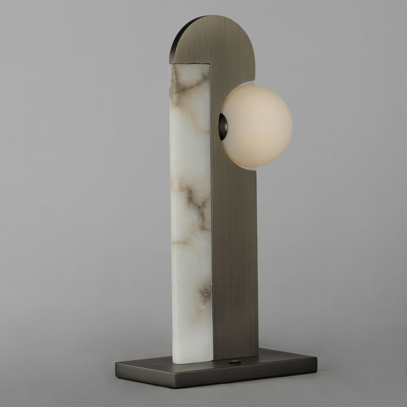 New Age Table Lamp, Brushed Bronze