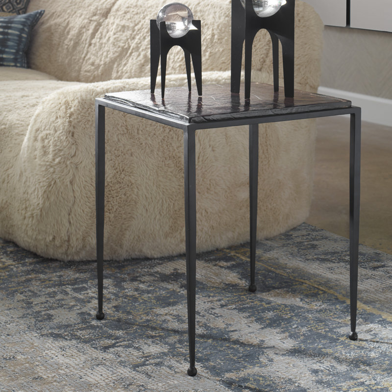 Wavelet Glass End Table