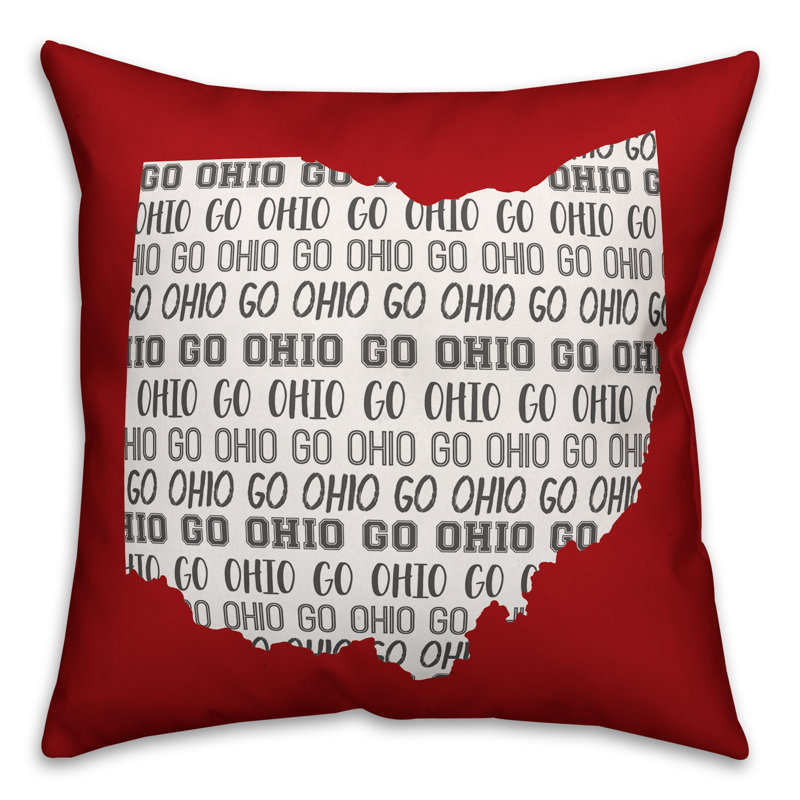 Outdoor Reversible Throw Pillow