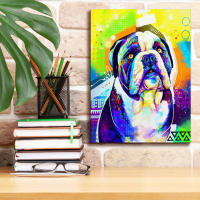 «Pop Art English Bulldog» par Furbaby Affiliates