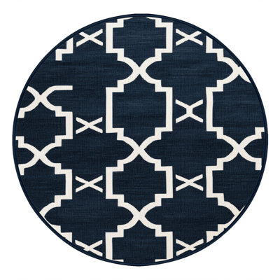 Machine Washable Trellis Gray Area Rug