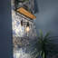 Steel Single Armed Unswitched Wall Light Sconce