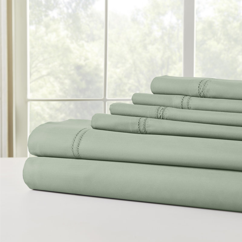 Cotton Blend Sheet Set, King, Celestial Blue