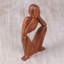 Statue en bois boredom Olya