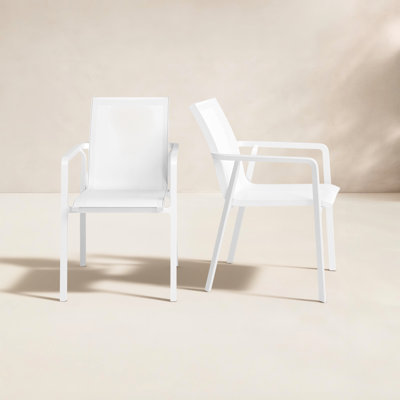 Farrah Outdoor Stacking Dining Armchair