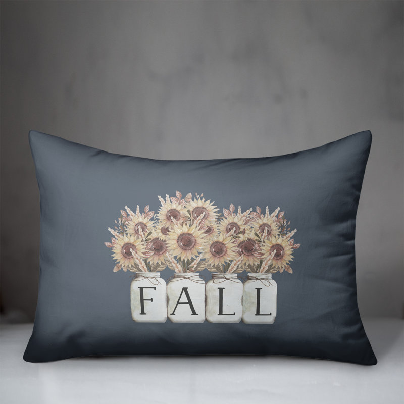 Housse et coussin rectangulaires Fall Mason Jars