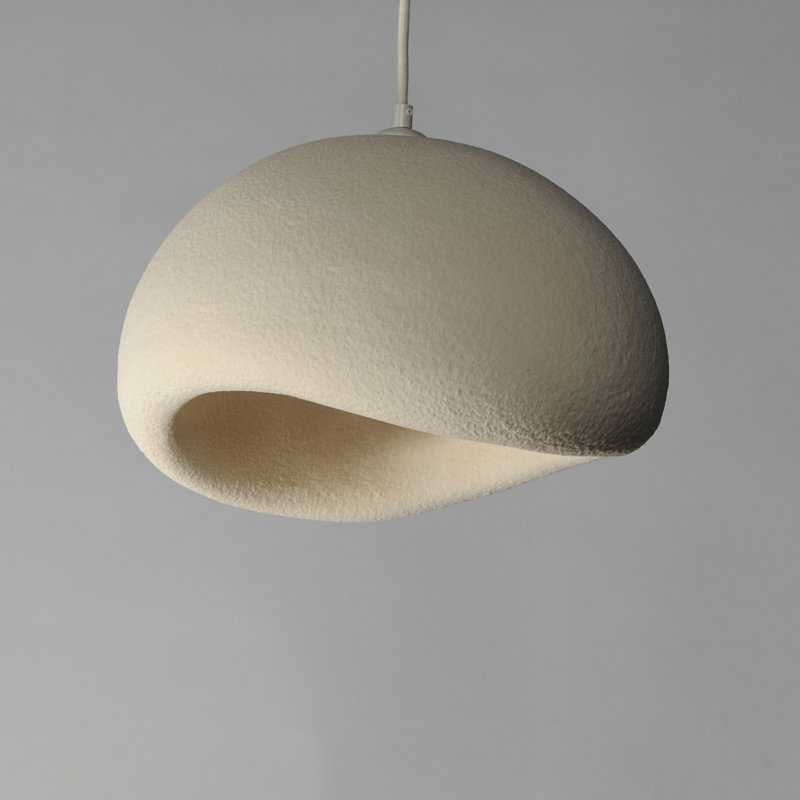 Moeraki-Single Pendant, 12" H x 12.5" W x 12.5" D