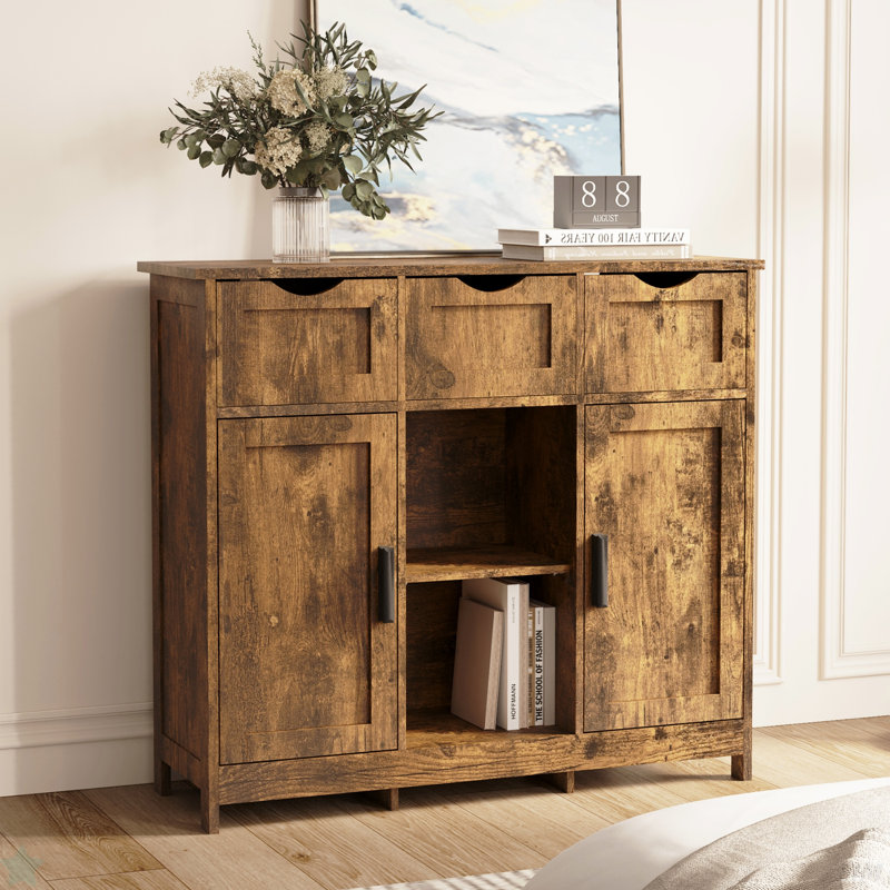 Storage Cabinets,Wooden Floor Cabinet,With Drawers And Shelves Storage Cabinets,Accent Cabinet For Living Room,Bedroom,Bathroom Furniture Home Decor