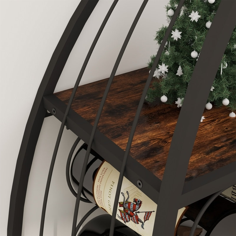 Sailboat Shaped Wine Cabinet Rack