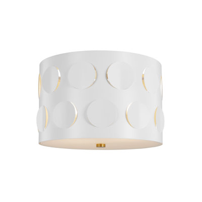 Plafonnier encastré 2 lumières 13,1 po Dottie