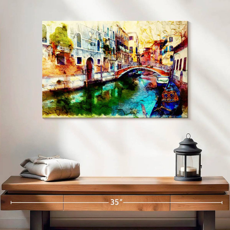 Hannes Memories Of Venice, H 16 po x l 24 po