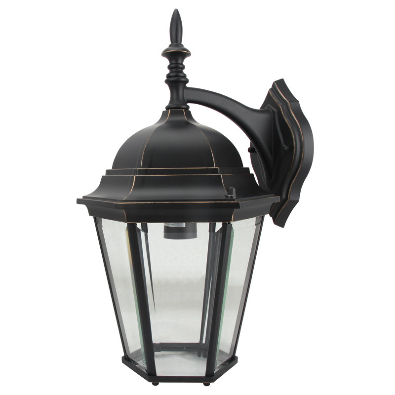 Lanterne murale d’extérieur Regis, Noir impérial, H 13 pi x l 8 po x P 10 po