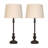 Floor & Table Lamp Set (Set of 3)