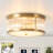 Celora 3 - Light Glass Bar Round Drum Flush Mount Ceiling Light-114434284-114434283