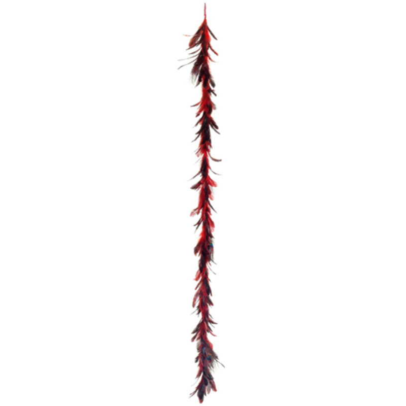 Guirlande de Noël artificielle 6 pi x 3 po Red