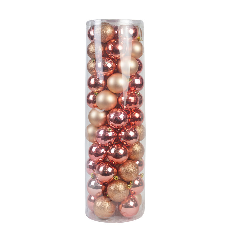 Ornement de Noël en forme de boule, Corail