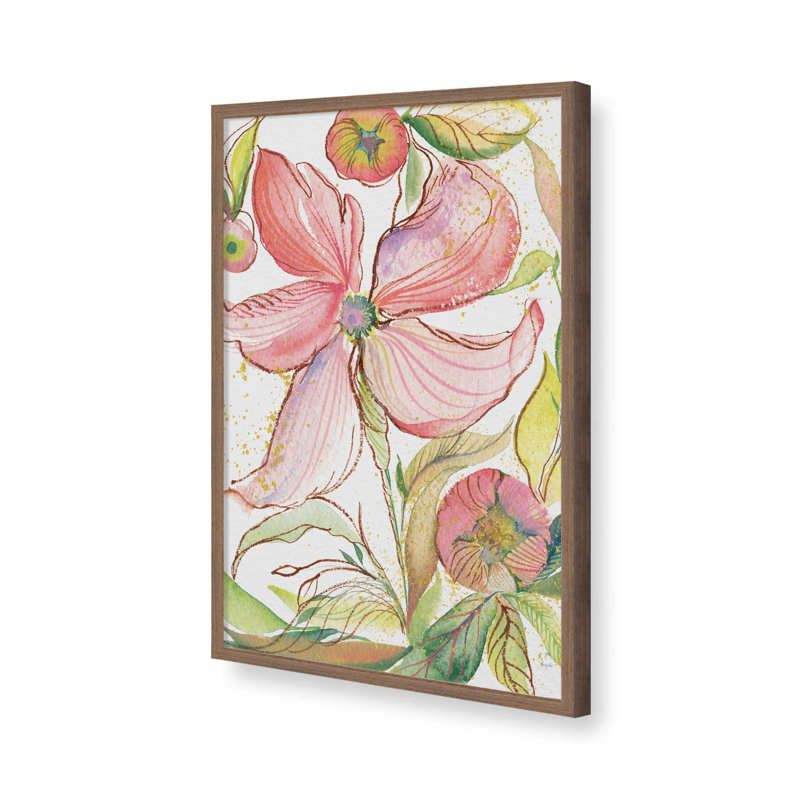 «Spring Shimmer» par Kristy riz, reproduction d'art sur toile, Brun, H 16 po x l 12 po