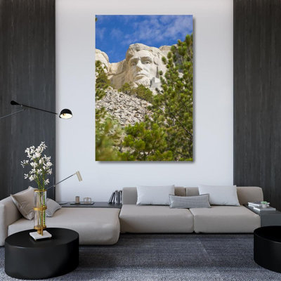 Alcott Hill® Lord, Fred Gallery Wrapped Canvas Art: SD, President Abraham Lincoln at Mount Rushmore