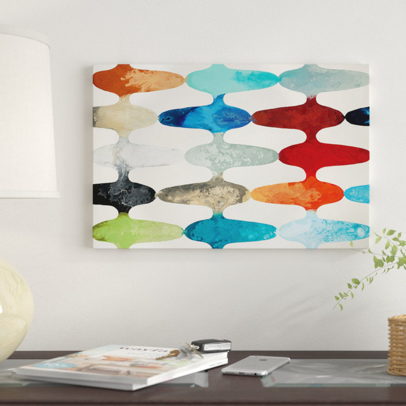 «Ever Flowing» par Randy Hibberd, impression sur toile tendue, H 26 po x l 40 po x P 1,5 po, Toile tendue, Pas de tapis