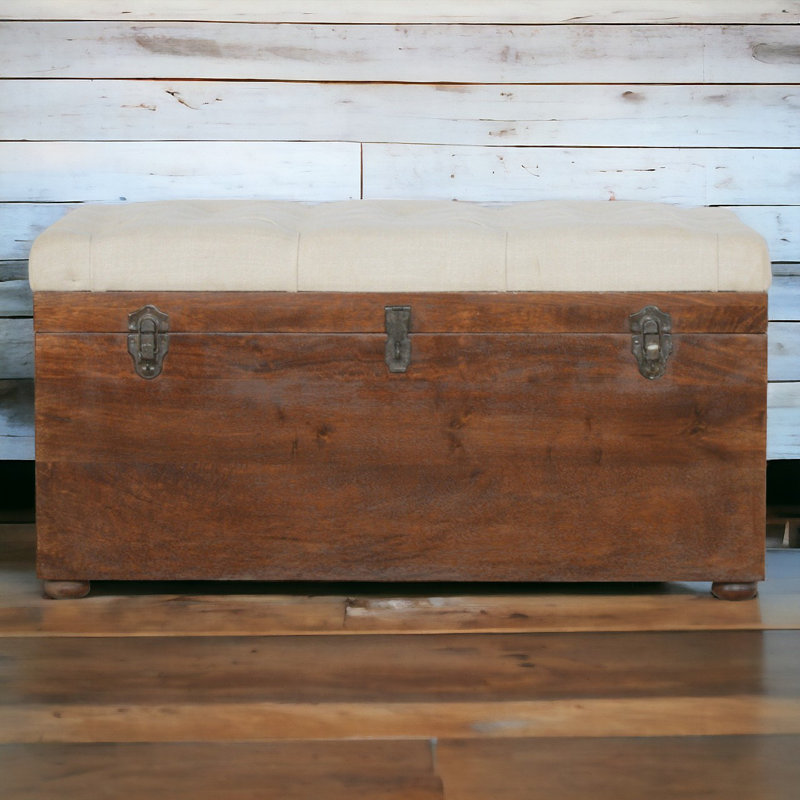 White Serenity Storage Bench