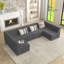 Boneless SEULEMENT UNE CHAISE - Canapé d'angle à canapé modulaire compressé de style minimaliste en velours côtelé, canapé-lit pour le salon, la chambre à coucher, canapé à compression-1015597189