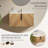 30"  Wall-Mounted Floating Single Bathroom Vanity Set With White Ceramic Sink And Chevron Wood Grain Cabinet-1673589192