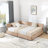 Full Size Storage Upholstered Tufted Bed Frame, Sofa Bed Frame With Comfortable Backrest And Armrests, Full Size Bed For Bedroom, Living Room,Velvet-1502938937
