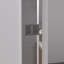 44 po x 48 po x 76 po, porte de douche coulissante en aluminium double, verre trempé transparent de 1/4 po (6 mm), finition imperméable, taille réglable-118932962