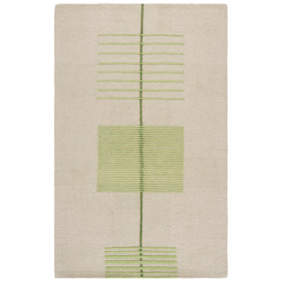 Genre 204 Hand Tufted 85% Wool; 15% Cotton Abstract Rug