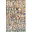 Vintage Berber Moroccan Boucherouitte Small Scatter Size Wool & Cotton Rug