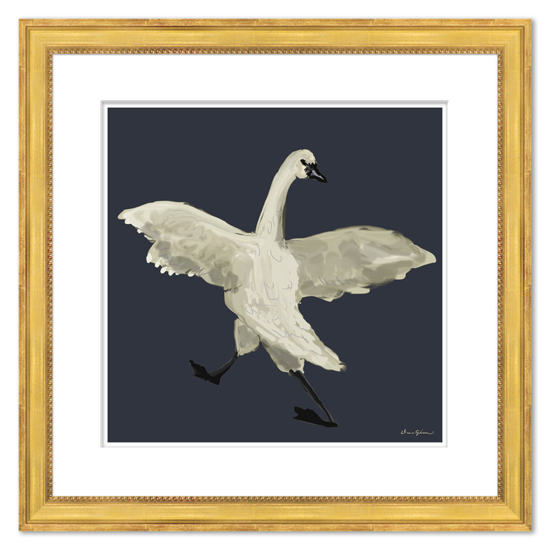 Swan Coy Giclee Print by Dana Gibson