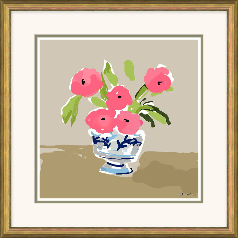 Pink Bowl Print by Dana Gibson