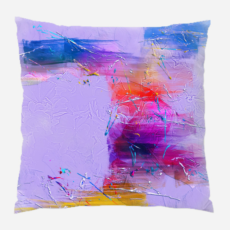 Coussin décoratif Cuomhouse, Microsuède, Intérieur