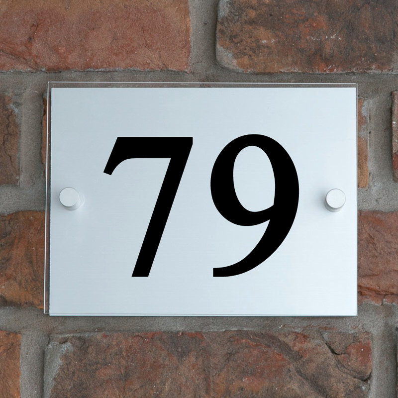 Champy 15cm H Plastic House Number, 79