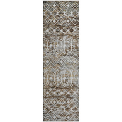 Premium Machine Washable Brennon AMF1638 Geometric Rug