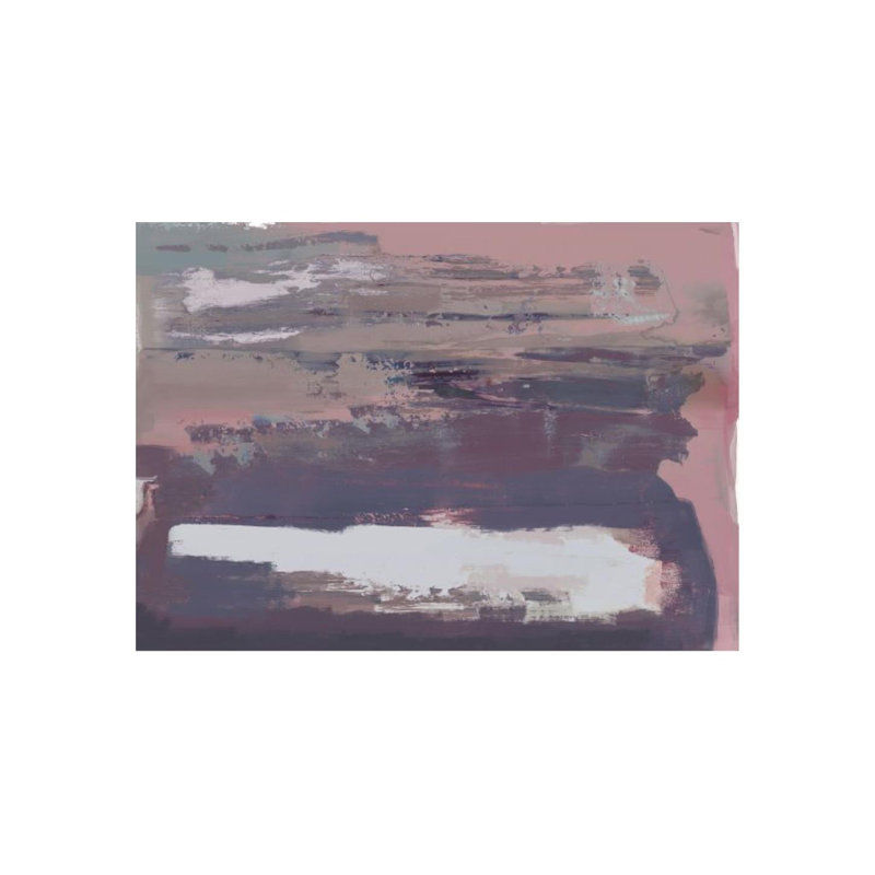 «Point Reyes» par Fern Cassidy - peinture sur toile tendue, Couche de verre, H 30 po x l 42 po x P 1,5 po
