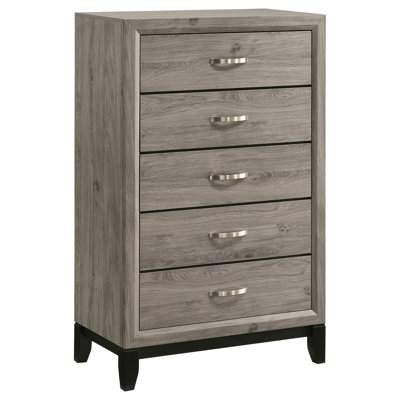 Albury 5-Drawer Bedroom Chest Of Drawers Light Taupe