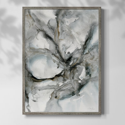 Marble Harmony, reproduction encadrée - bois massif