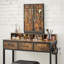 Sagar Dressing Table with Mirror And Stool Vanity Desk Bedroom Furniture-740820837