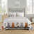 Blanc / orange