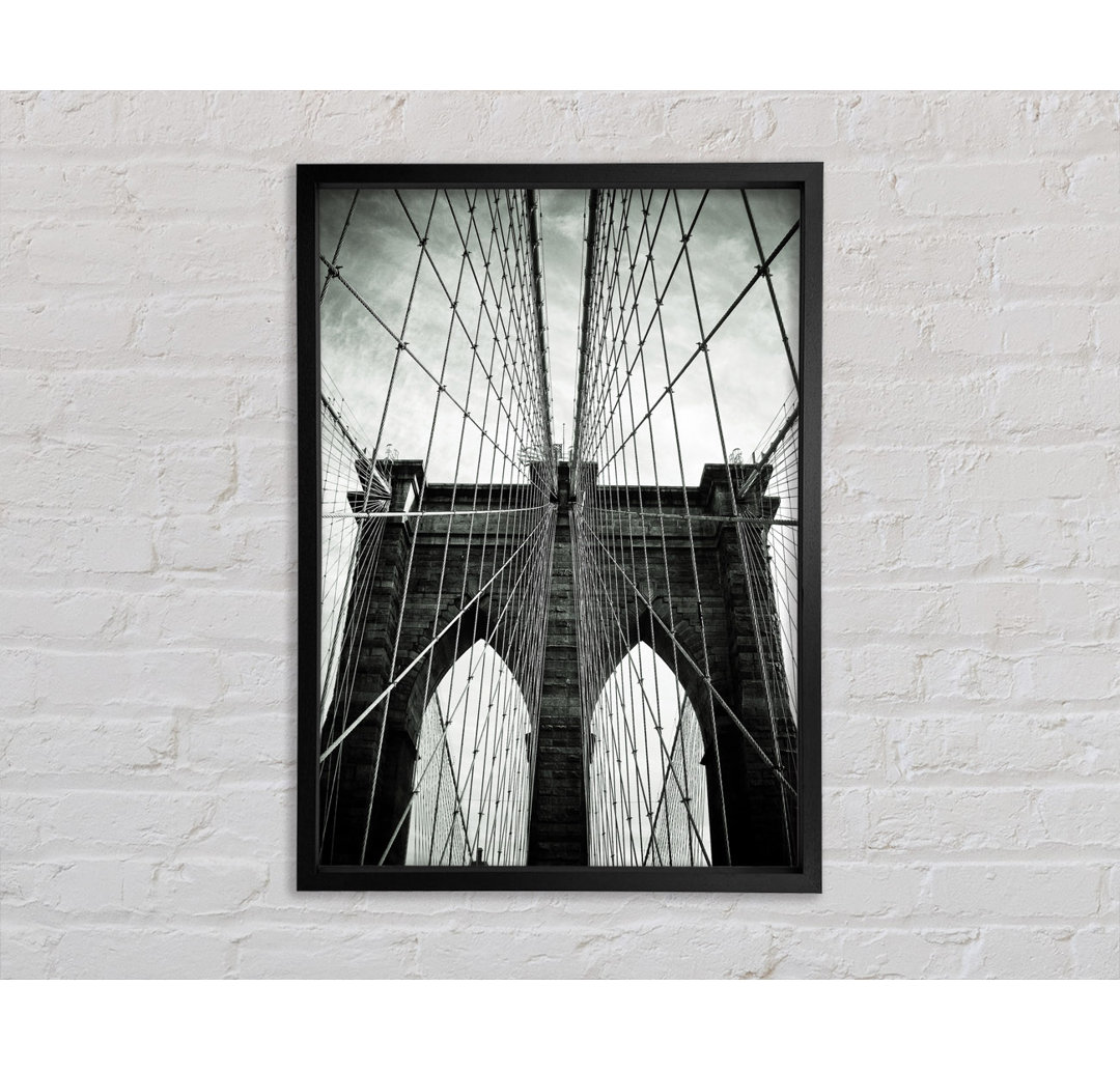 Brooklyn Bridge Arches - Einzelne Bilderrahmen Kunstdrucke auf Leinwand