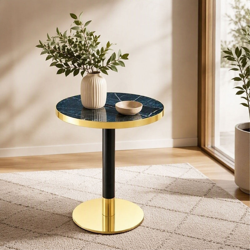 Metal Base Dining Table