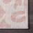 Thorin Modern Leopard Print Performance Ivory/Baby Pink Rug-1874149741
