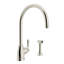 Holborn™ Single Hole Kitchen Faucet With C Spout And Sidespray-48216428