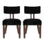 Chaises de salle à manger latérales rembourrées de 18 po de hauteur H 18 po avec pieds en bois massif-1694100217-1695846177-1688791774