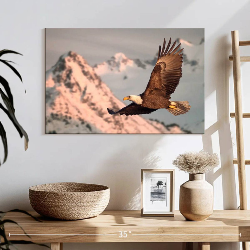 Brampt Majestic Bald Eagle, 16" H x 24" W