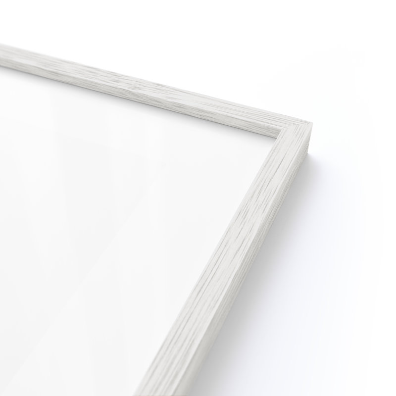 Cadre photo en bois, 4 po x 6 po, Blanc