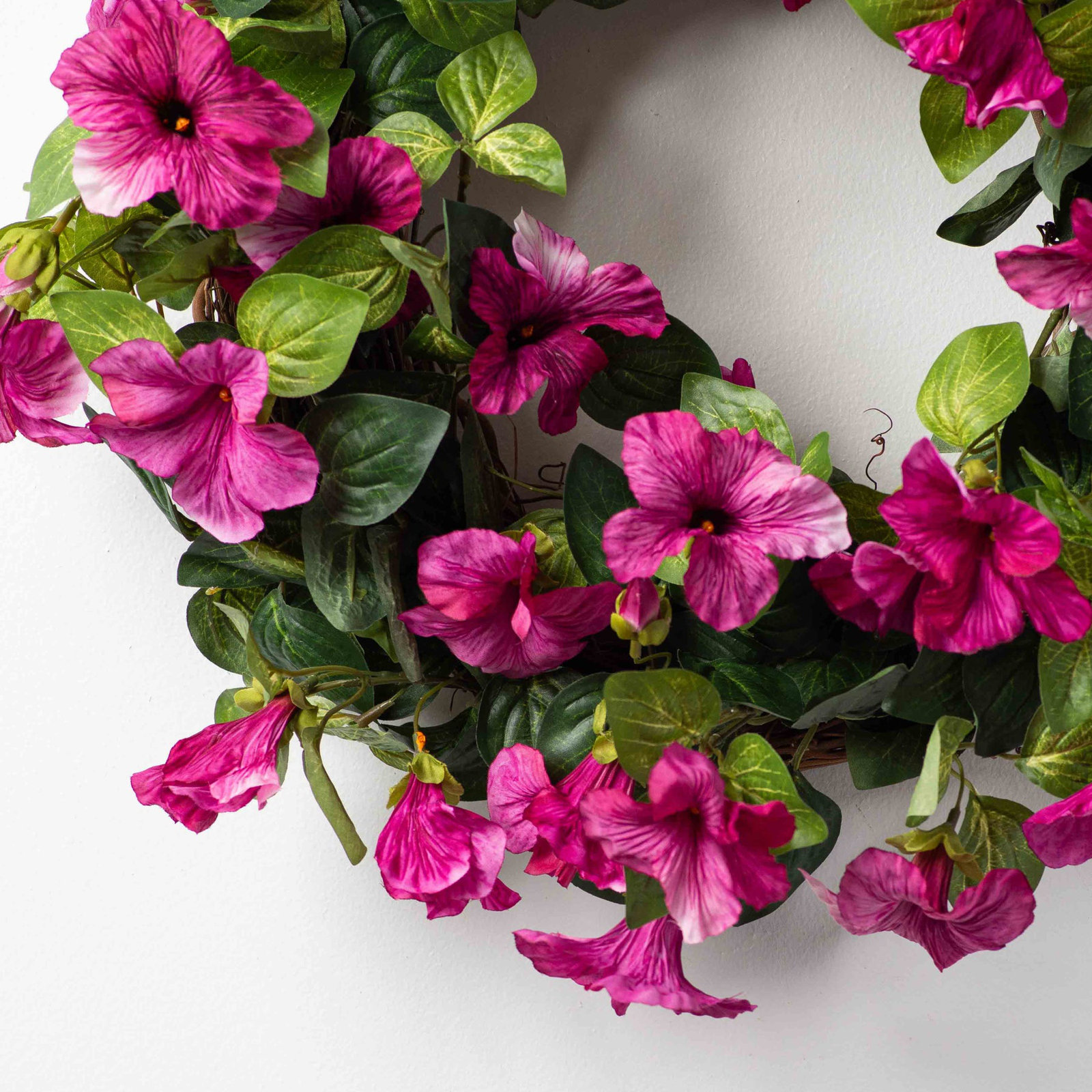 Mother's Day Handcrafted Silk Wreath, 22" H x 22" W x 6" D