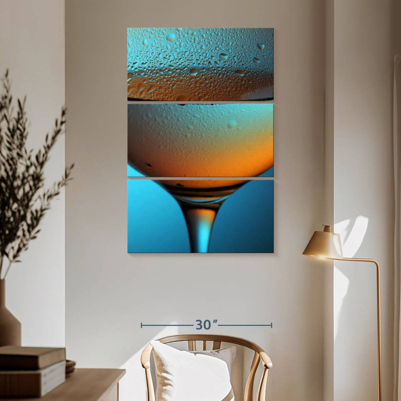 Yarlin Cold Rose Wine, 65" H x 42" W
