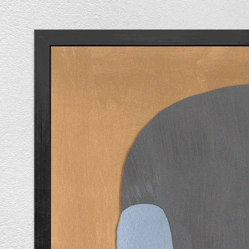 «Hello There IV» par Bobby Berk - peinture sur toile à cadre flottant